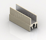 Профи, Профиль горизонтальный верхний, дуб дымчатый, 5,4 м (CKRU0329U)