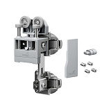 Комплект фурнитуры WingLine L 12 кг, LIGHT, без функции самозакрывания, цвет серый, правый (БЕЗ ПЕТЕЛЬ) (9339392)