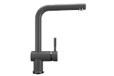 Смеситель кухонный с прямым изливом, цвет графит (ES-012-342)