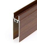 Горизонтальный нижний профиль, цвет орех грецкий 5,8 м (123/Ng)