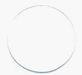 Заглушка самоклеящаяся, для эксцентрика Белый D17 (40 шт/лист) (ЗЭс-белый)