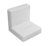 Накладка Grandis 25x25 мм белая