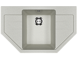 Мойка кухонная угловая, искусственный камень, цвет серый (ES-24/310)